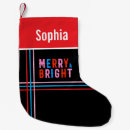 Search for merry and bright christmas stockings Snowflakes