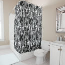 Search for palm tree shower curtains Black and white