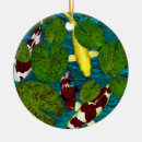 Search for fish pond christmas tree decorations Carp
