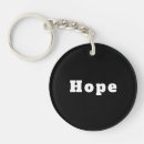 Search for hope key rings Black