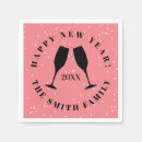 Search for new year napkins Pink