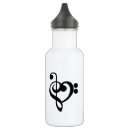 Search for music water bottles Clef
