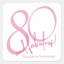 Search for 80th birthday stickers Elegant birthday party