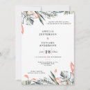 Search for modern tropical wedding invitations Leaf
