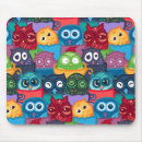 Search for cute owl mousepads Green