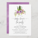 Search for spring tea party invitations Botanical