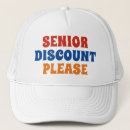 Search for senior discount hats Retired