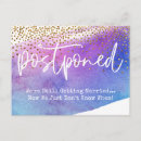 Search for purple and gold save the date postcards Watercolor