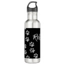 Search for dog paw print water bottles Pattern