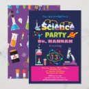 Search for girl science party invitations Lab