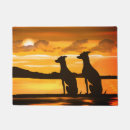 Search for greyhound doormats Whippet