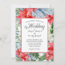 Search for poinsettia wedding invitations Winter