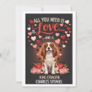 Search for cavalier king charles spaniel valentines day cards Dog valentine