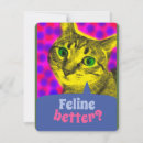 Search for cat get well cards Feline