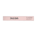 Search for black pink return address labels Calligraphy