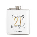 Search for 21st birthday flasks Elegant