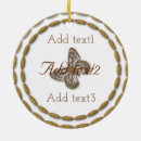 Search for butterflies christmas tree decorations Gold