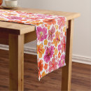 Search for orange and white table runners Flowers