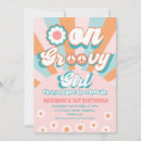 Search for groovy 1st birthday invitations Daisies