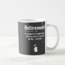Search for funny golf retirement mugs Retired
