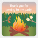 Search for smore thank you stickers Birthday