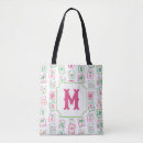 Search for mahjong tiles tote bags Chinoiserie