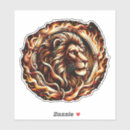 Search for fire lion stickers Zodiac