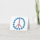 Search for peace symbol cards Blue