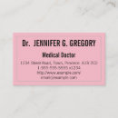 Search for medical business cards Minimalist
