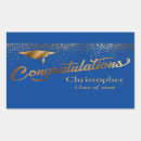 Search for blue and gold graduation stickers Typography