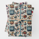 Search for christmas set wrapping paper Set of 3