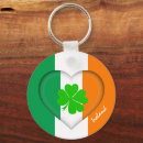 Search for irish heart key rings Shamrock