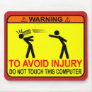 Search for funny safety mousepads Humour
