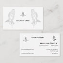 Search for church business cards Minimalist