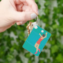 Search for volleyball player key rings Athlete