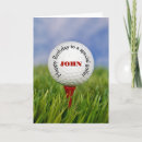 Search for golf birthday cards Green