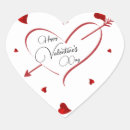 Search for romantic lovers valentines day stickers Red