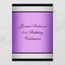 Search for black metal invitations Silver