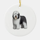 Search for old english sheepdog christmas tree decorations Puppy