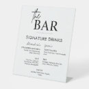 Search for drink menu signs Bar