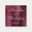 Search for burgundy napkins Simple