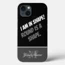 Search for round shape iphone cases Black