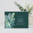 Search for destination wedding enclosure cards Tropical
