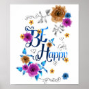 Search for happy quote posters Floral
