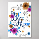Search for happy quote posters Floral