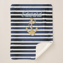 Search for nautical blankets Navy