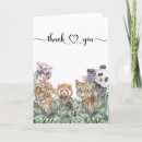 Search for jungle animals baby shower cards Tropical