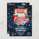 Search for movie night birthday invitations Cute