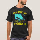 Search for fish fear me tshirts Feline