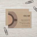 Search for coffee business cards Simple